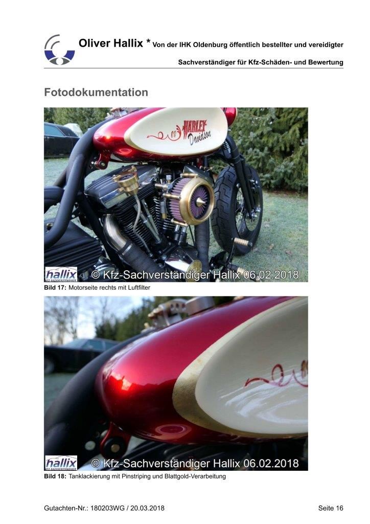 Harley Davidson Wertgutachten Teil 16