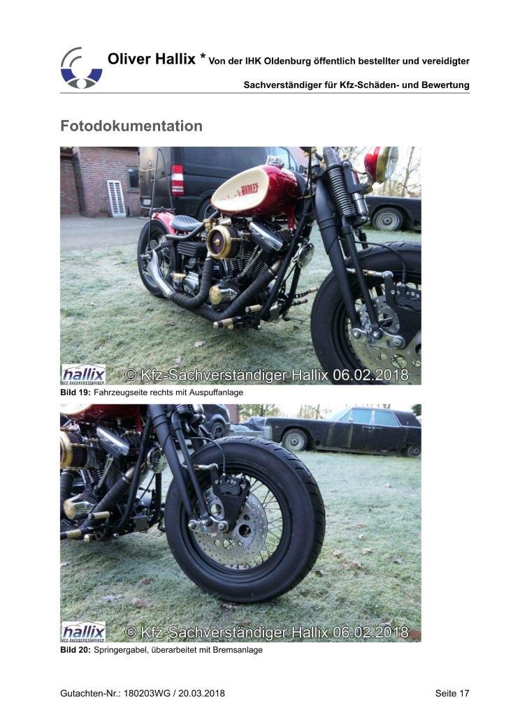 Harley Davidson Wertgutachten Teil 17